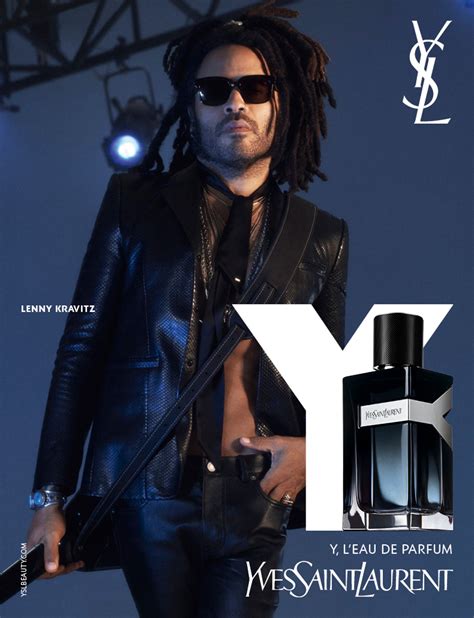 lenny kravitz ysl cologne.